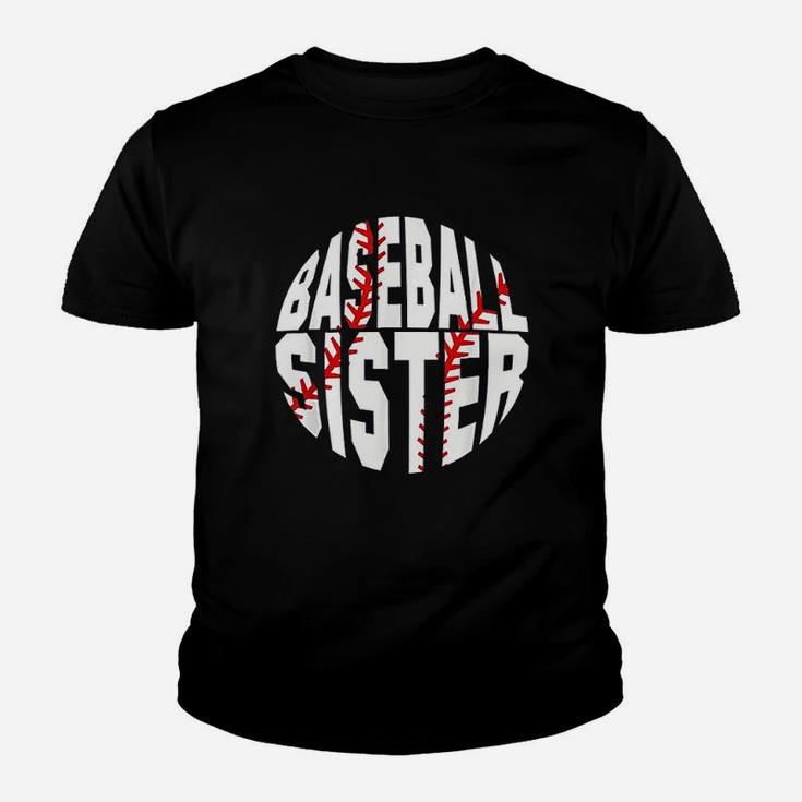 Baseball Sister Youth T-shirt