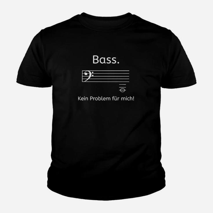 Bass-Schlüssel Musik Kinder Tshirt, Problemlos Noten Design