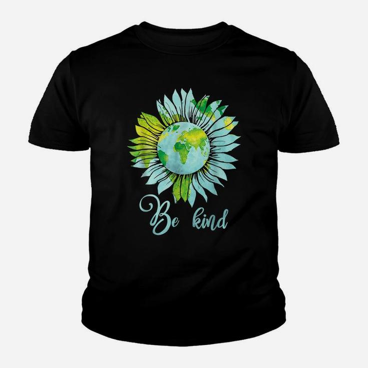 Be Kind Daisy Earth Hippie Shirt Flower Child Tee Youth T-shirt