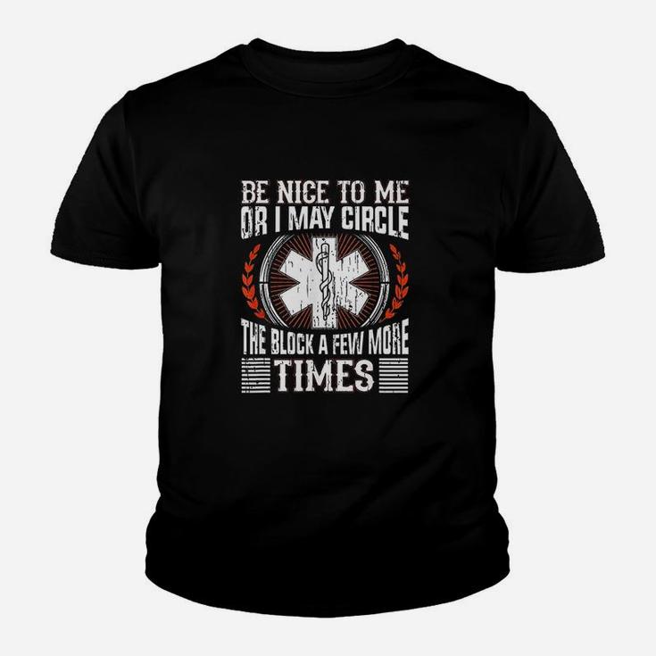 Be Nice To Me Or I May Circle Youth T-shirt