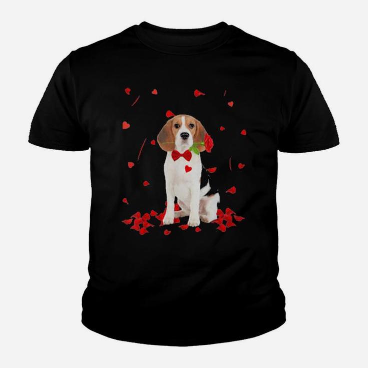 Beagle Valentines Day Youth T-shirt