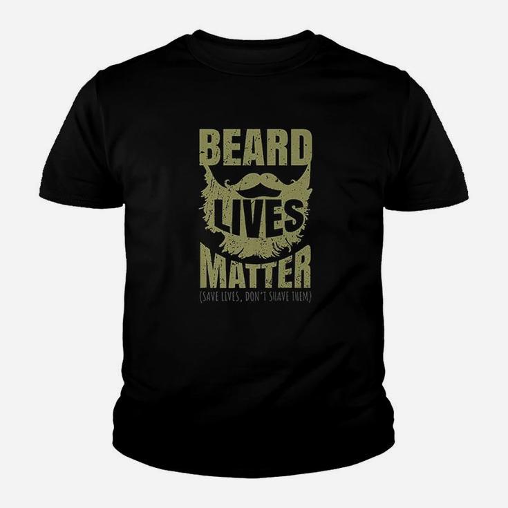 Beard Lives Matter Funny Men Shave Hair Youth T-shirt