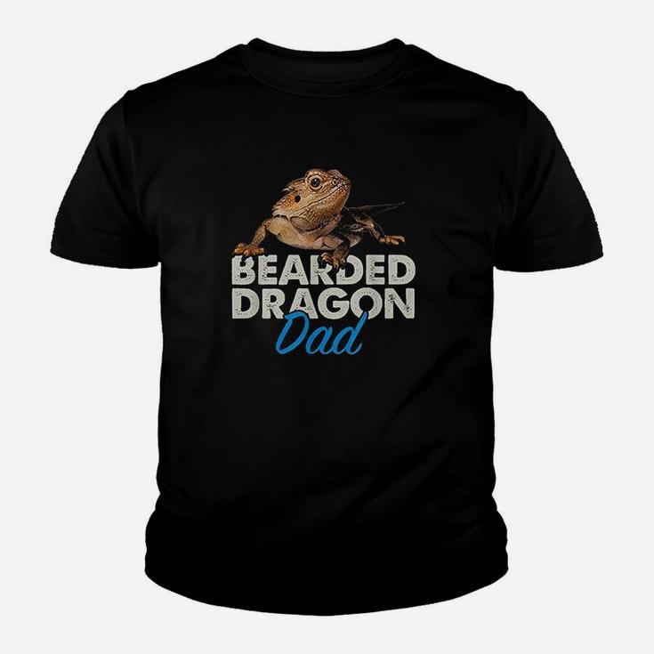 Bearded Dragon Dad Pet Reptile Lizard Owner Youth T-shirt