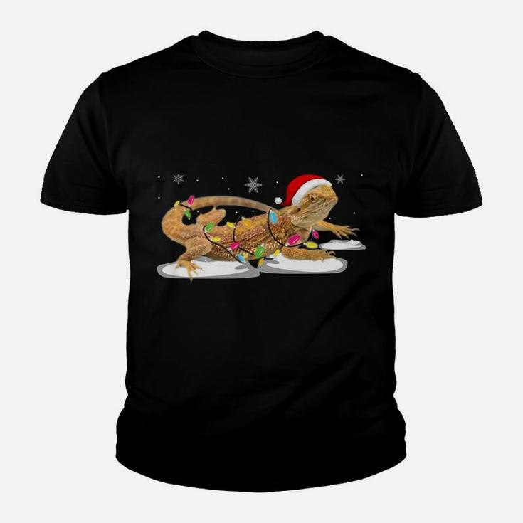 Bearded Dragon Funny Christmas Ornament Gift Ugly Sweatshirt Youth T-shirt