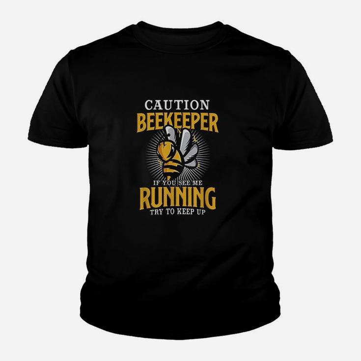 Beekeeper Caution Bee Lover Whisperer Nature Youth T-shirt