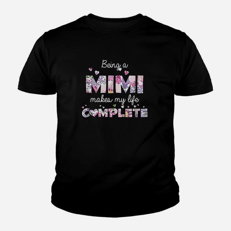 Being A Mimi Makes My Life Complete Grandma Youth T-shirt