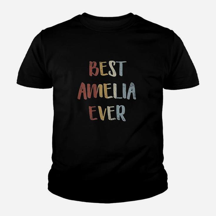Best Amelia Ever Retro Vintage First Name Gift Youth T-shirt