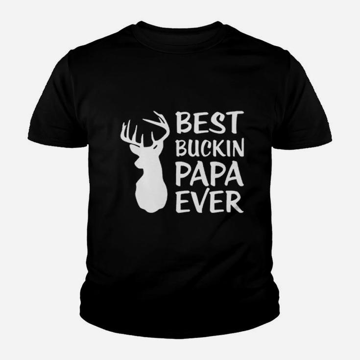Best Buckin Papa Ever Youth T-shirt