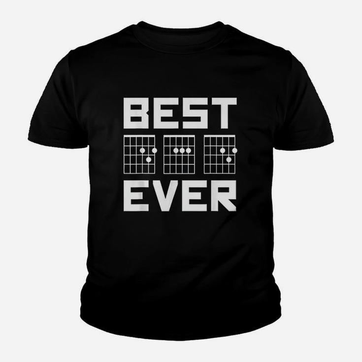 Best Dad Ever Guitar Chords For Musician Youth T-shirt