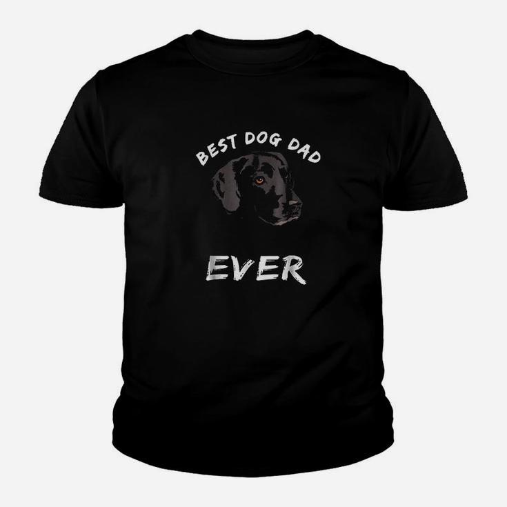 Best Dog Dad Ever Black Lab Youth T-shirt
