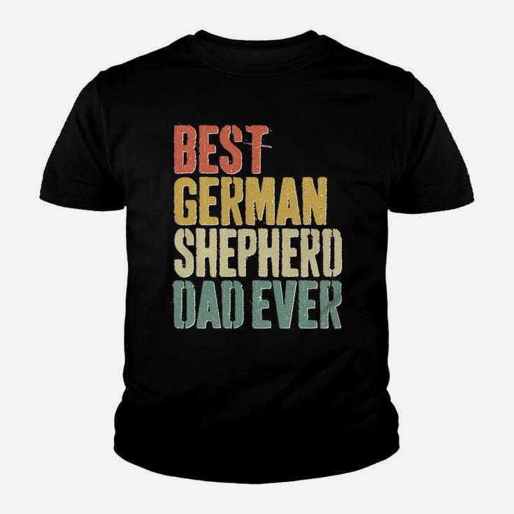 Best German Shepherd Dad Ever  Dog Lover Father's Day Youth T-shirt