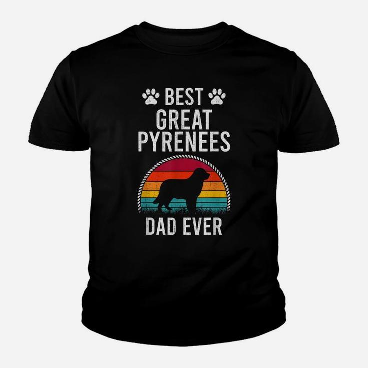 Best Great Pyrenees Dad Ever Dog Lover Youth T-shirt