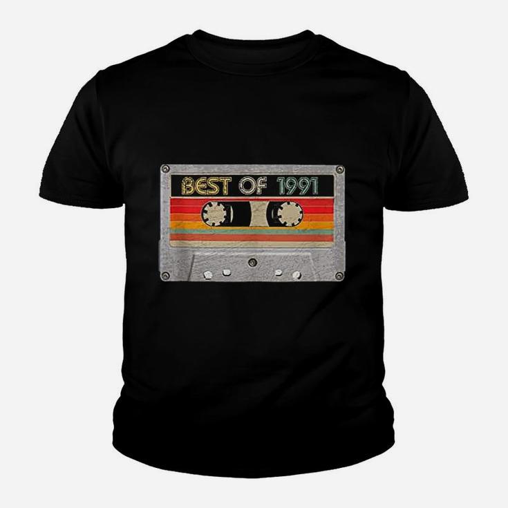 Best Of 1991 30Th Birthday Gifts Cassette Tape Vintage Youth T-shirt