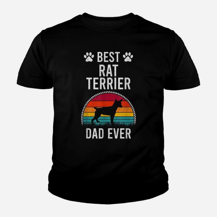 Best Rat Terrier Dad Ever Dog Lover Youth T-shirt