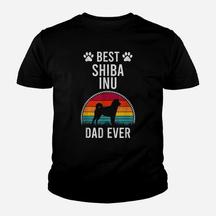 Best Shiba Inu Dad Ever Dog Lover Youth T-shirt
