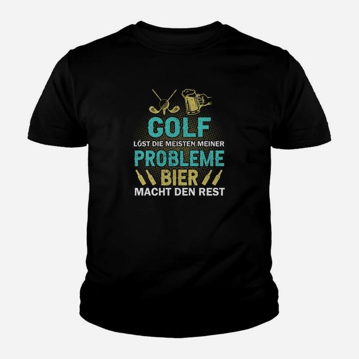 Bier Macht Den Rest Golf Kinder T-Shirt