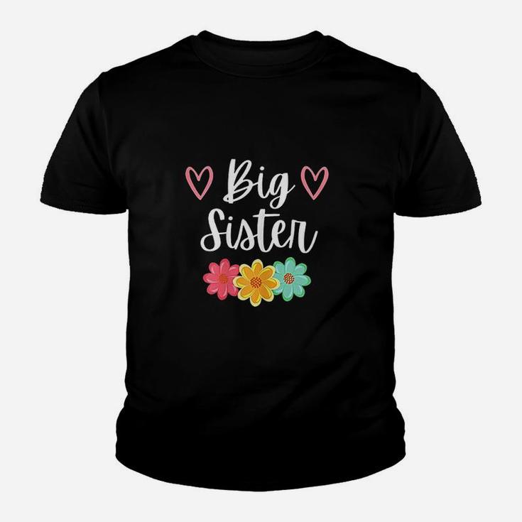 Big Sister A Floral Youth T-shirt