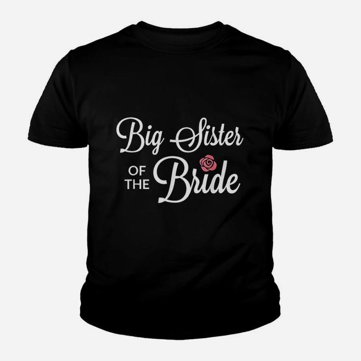 Big Sister Of The Bride Wedding Party Youth T-shirt