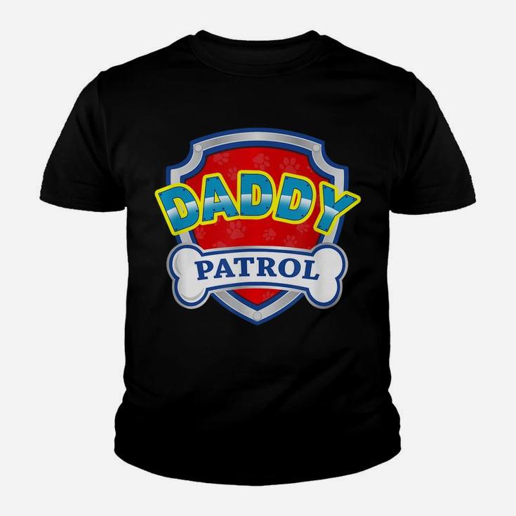 Birthday Boy Daddy Patrol Dogs Lover Kid Youth T-shirt