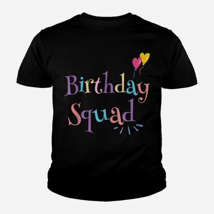 Birthday Squad Birthday Party Gift Pastel Youth T-shirt