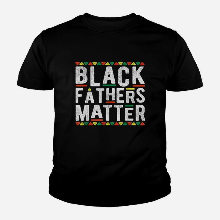 Black Fathers Matter African Dashiki Pride History Month Dad Youth T-shirt