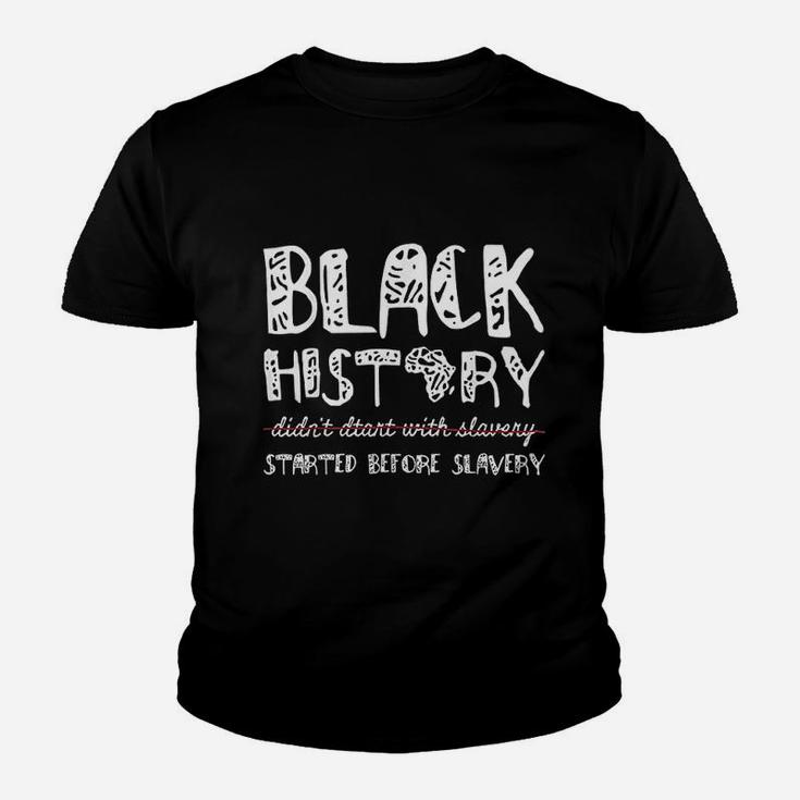 Black History Month Afro African American Pride Black People Youth T-shirt