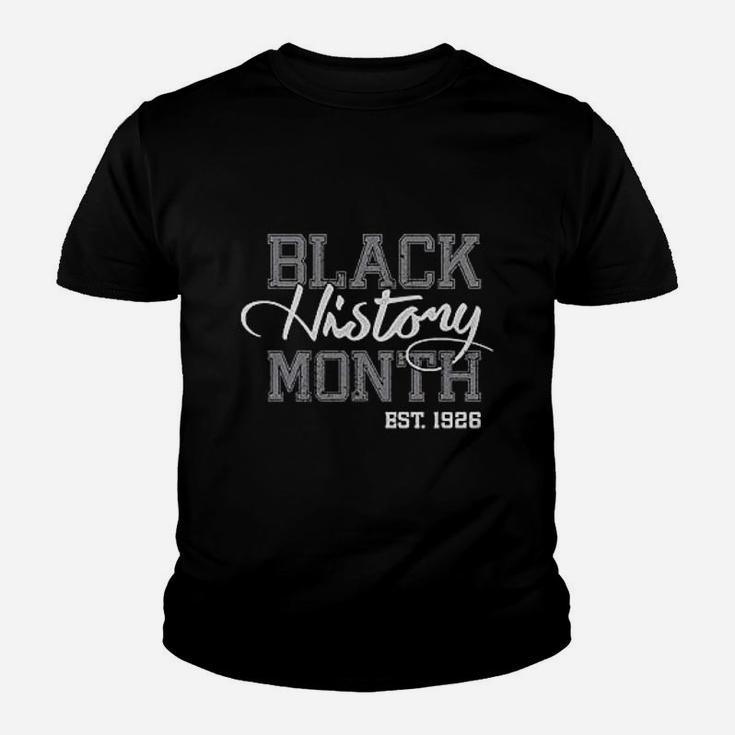 Black History Month Est 1926 Freedom Youth T-shirt