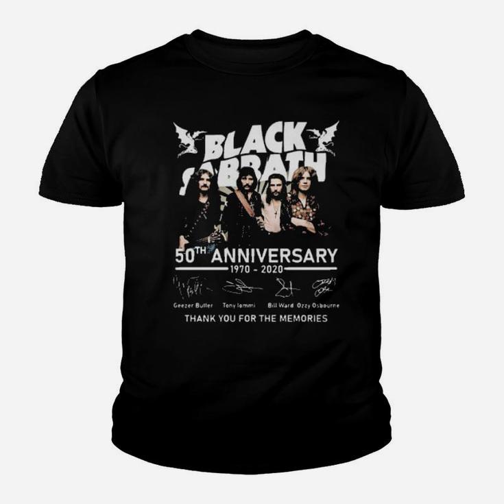 Black Is Anniversary Of 50 Years Youth T-shirt