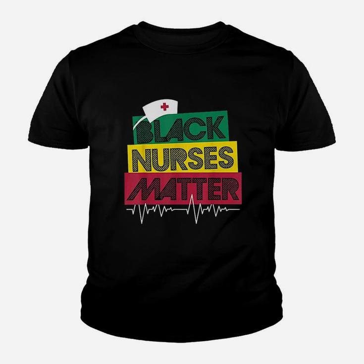 Black Nurses Matter Black History Month Youth T-shirt
