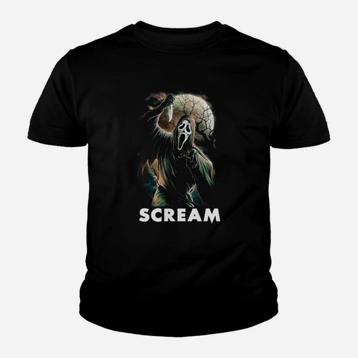 Black Scream Slasher Film Youth T-shirt
