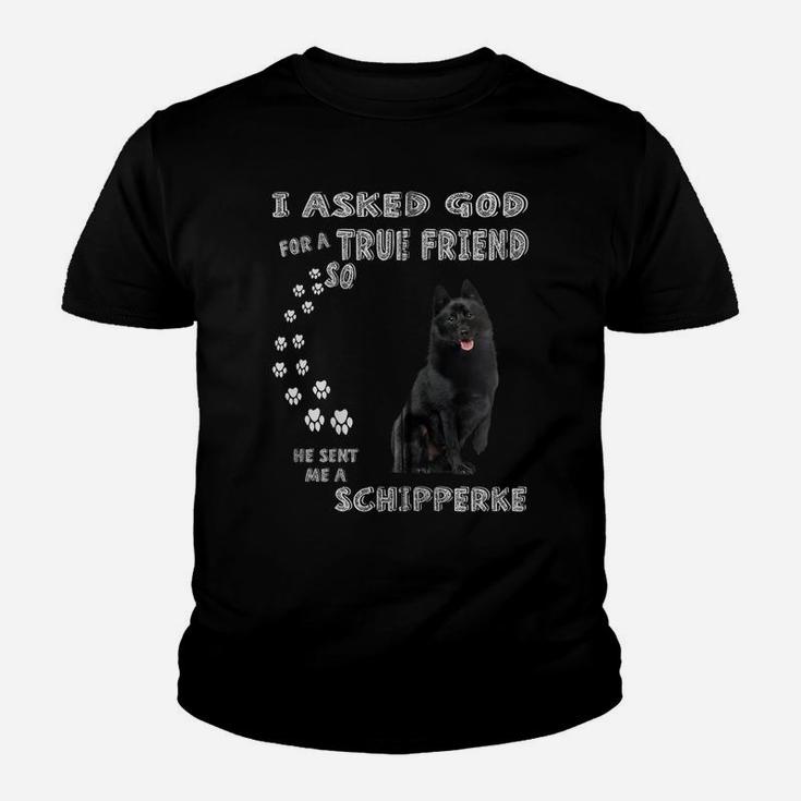 Black Sheepdog Dog Quote Mom Dad Costume, Cute Schipperke Zip Hoodie Youth T-shirt