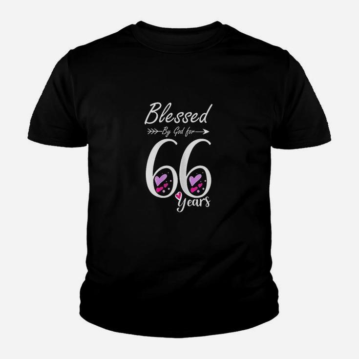 Blessed For 66 Years Birthday Youth T-shirt