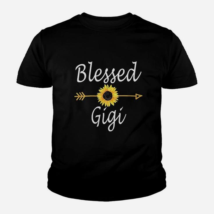 Blessed Gigi Sunflower Mothers Day Gifts Youth T-shirt
