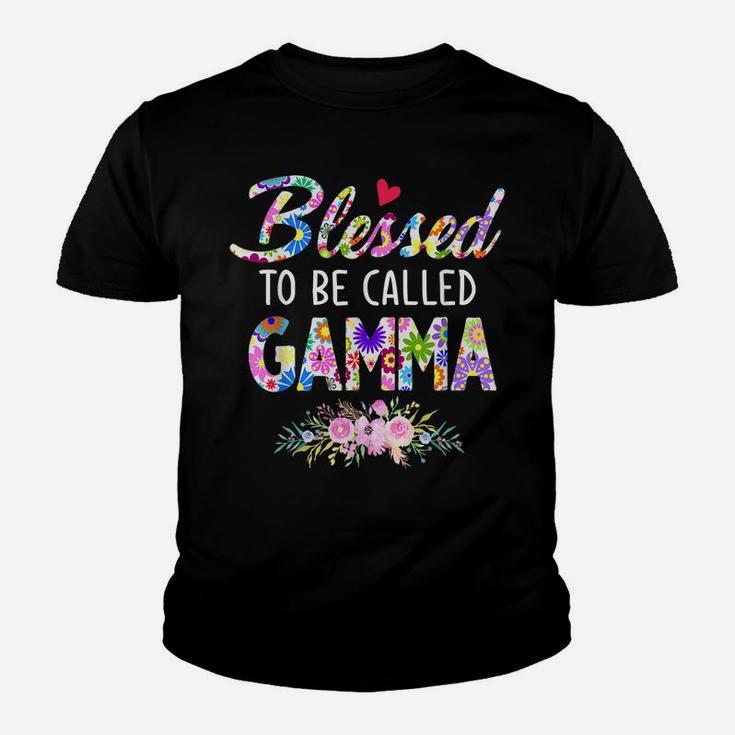 Blessed To Be Called Gamma  Flower Style Youth T-shirt