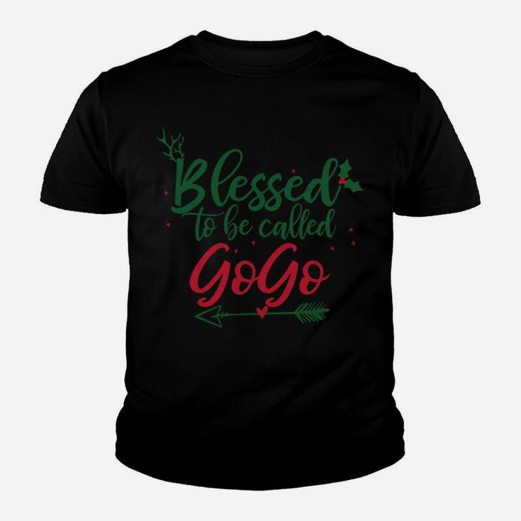 Blessings To Be Called Gogo Christmas - Grandma Gift Youth T-shirt