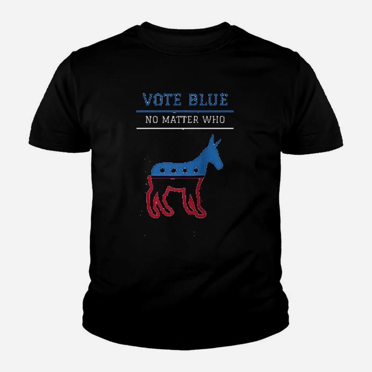 Blue No Matter Who Youth T-shirt