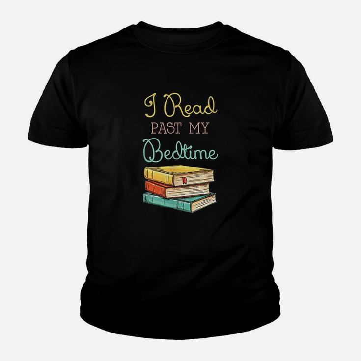 Book Lover I Read Past My Bedtime Youth T-shirt