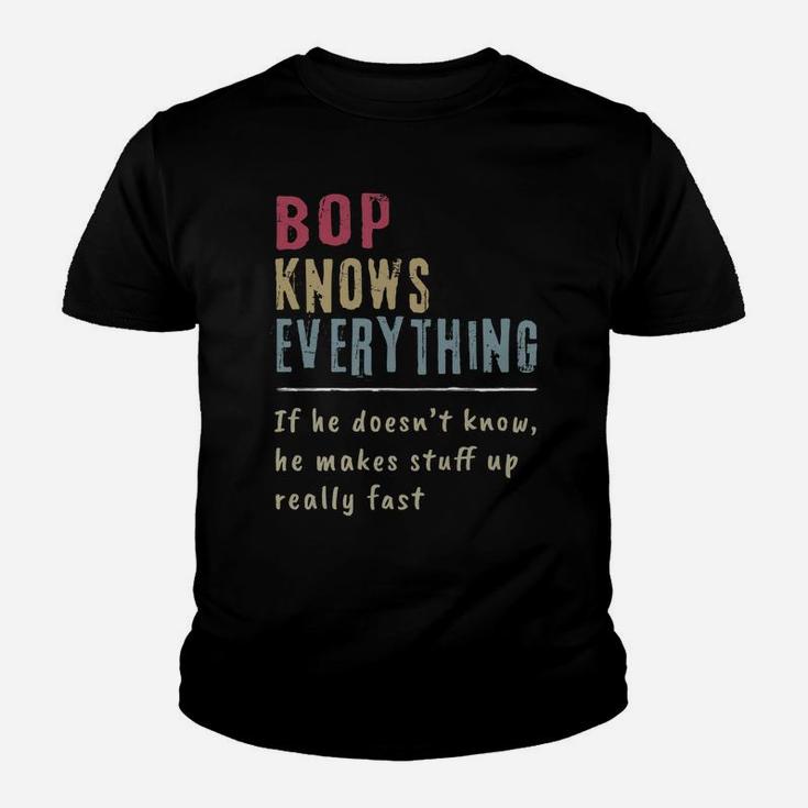 Bop Know Everything - Grandpa Gift Youth T-shirt