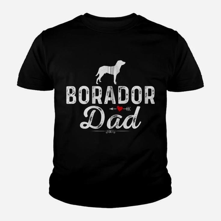 Borador Dad Funny Dog Dad Best Pet Owner Borador Daddy Zip Hoodie Youth T-shirt