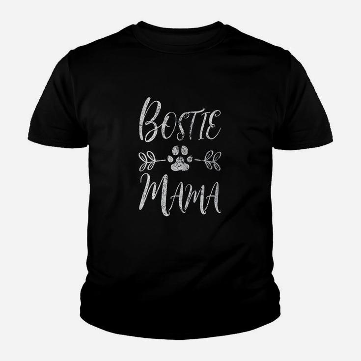 Bostie Mama Boston Terrier Lover Funny Bostie Mom Gift Youth T-shirt
