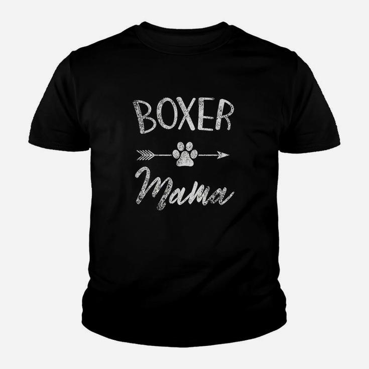 Boxer Mama Boxer Lover Owner Gift Boxer Dog Mom Youth T-shirt