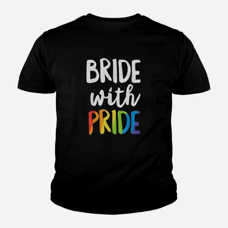 Bride With Pride Rainbow Youth T-shirt