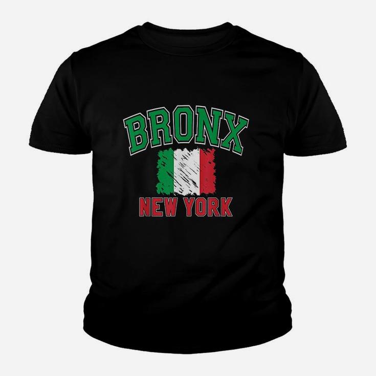 Bronx New York Style Italy Flag Youth T-shirt