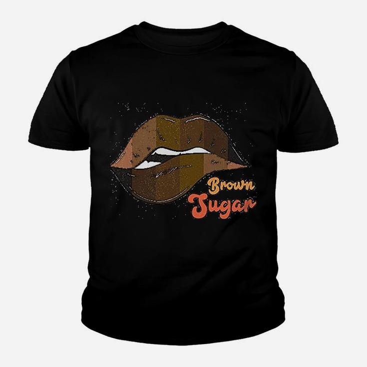 Brown  Lips Youth T-shirt