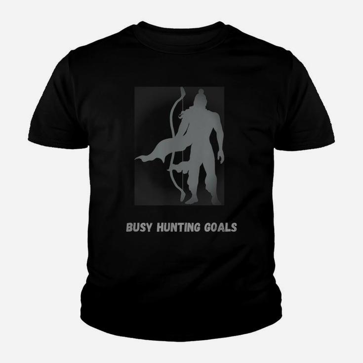 Busy Hunting Goals Hunter Hunt Entrepreneur Pursuit Youth T-shirt