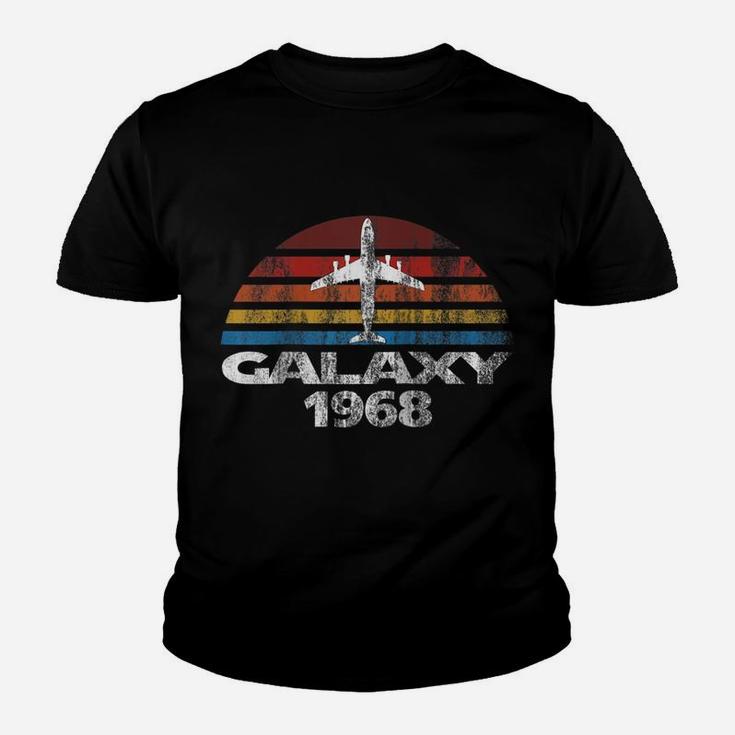 C-5 Galaxy Multi Color Vintage Sunset Airlift Raglan Baseball Tee Youth T-shirt