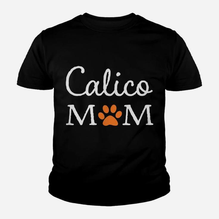 Calico Cat Mom Gift For Fur Mamas Youth T-shirt