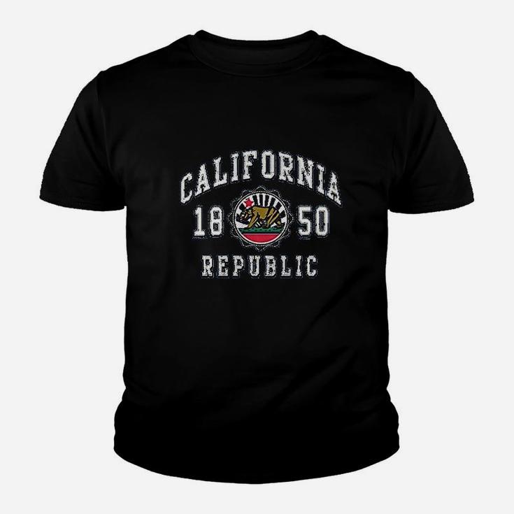 California Republic Bear State Flag Youth T-shirt