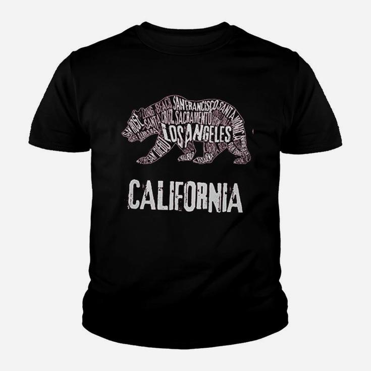 California Republic  Vintage Cali Bear Youth T-shirt