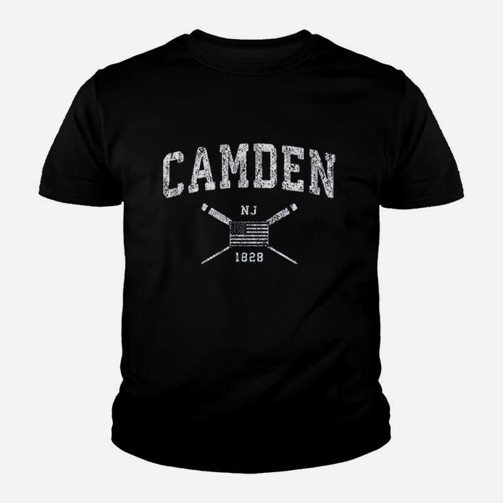Camden Nautical Vintage Us Flag Youth T-shirt